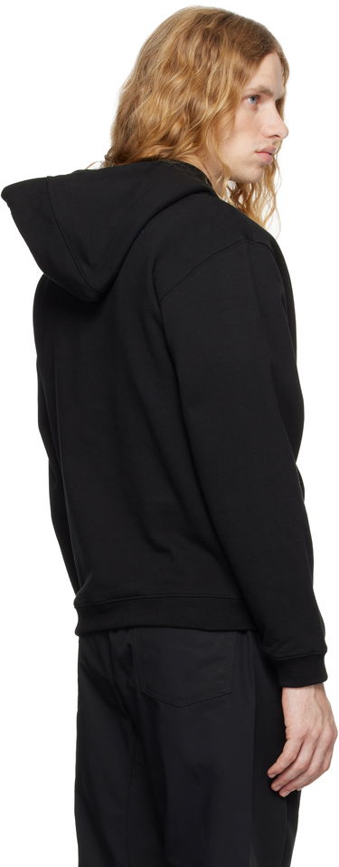 Dukserice ADER ERROR Distressed Logo Graphic Print Hoodie Crna | BN25FYHD0101BK, 2