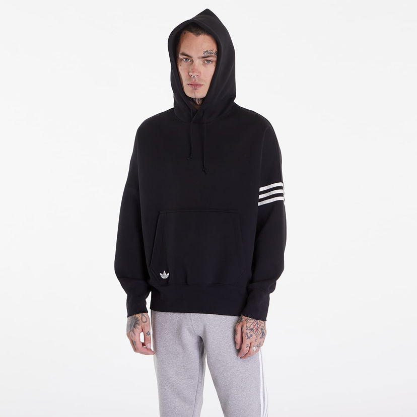 Dukserice adidas Originals Neuclassics Hoodie Black Crna | IW0975