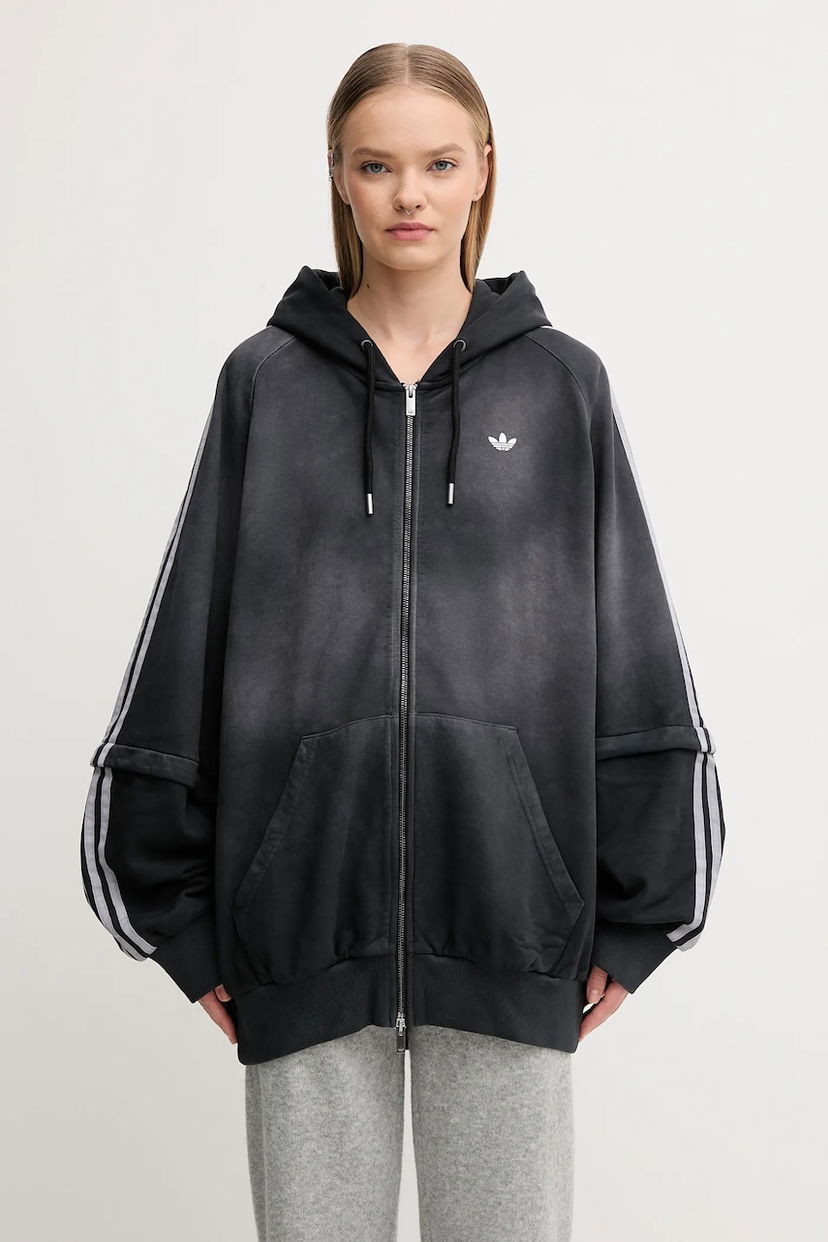 Dukserice adidas Originals adidas Originals Oversized Hoodie Crna | KE9806