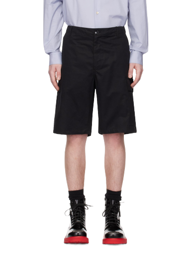 Kratke hlače KENZO Paris Cargo Pocket Crna | FD55SH2359RO