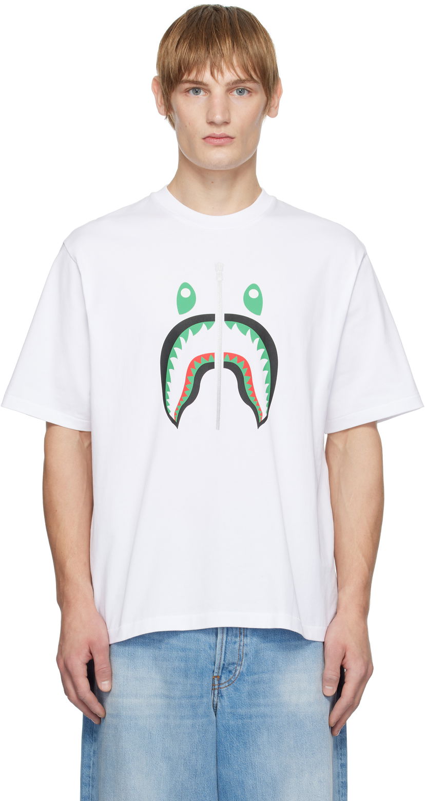Majica kratkih rukava BAPE Shark Graphic T-Shirt Bijela | 001TEK701308M