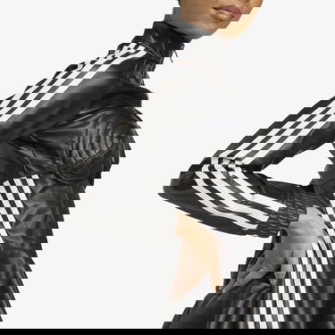 Haljina adidas Originals Jeremy Scott Faux Leather Track Dress Crna | JW0834, 2