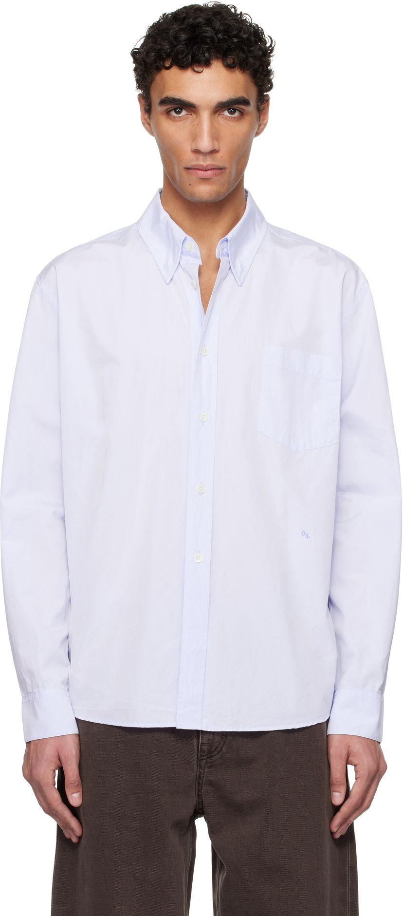 Košulja OUR LEGACY Our Legacy Beyond Button-Down Shirt Plava | M2252BD