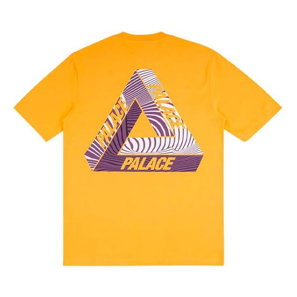 Majica kratkih rukava Palace Short Sleeve Logo Pattern T-Shirt Žuta | P18TS223
