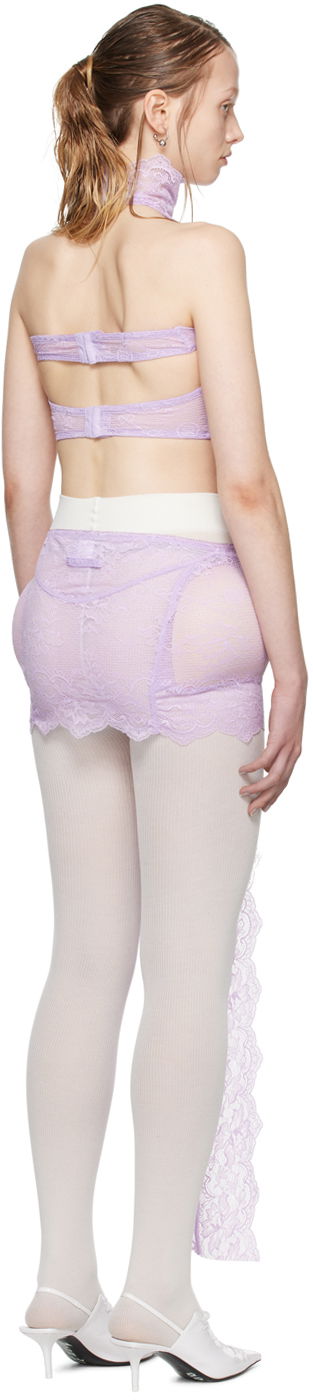 Haljina Jean Paul Gaultier Jean Paul Gaultier Shayne Oliver Edition Lace Minidress Ljubičasta | 24/27-F-RO167P-C047-29, 2