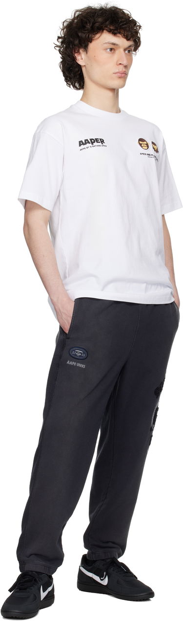 Majica kratkih rukava AAPE by A Bathing Ape AAPE by A Bathing Ape 'AAPER' Basic T-Shirt Bijela | AAPTEM1675XXNWHX, 3