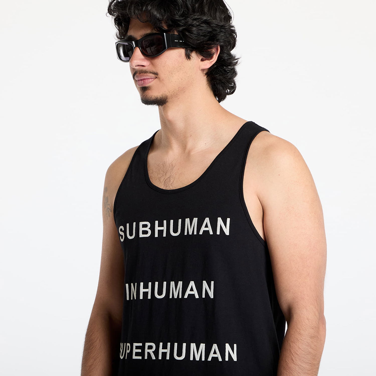 Majica bez rukava Rick Owens Rick Owens DRKSHDW x Champion Basketball Tank Top Crna | CM01E1678 CHJG 09, 1
