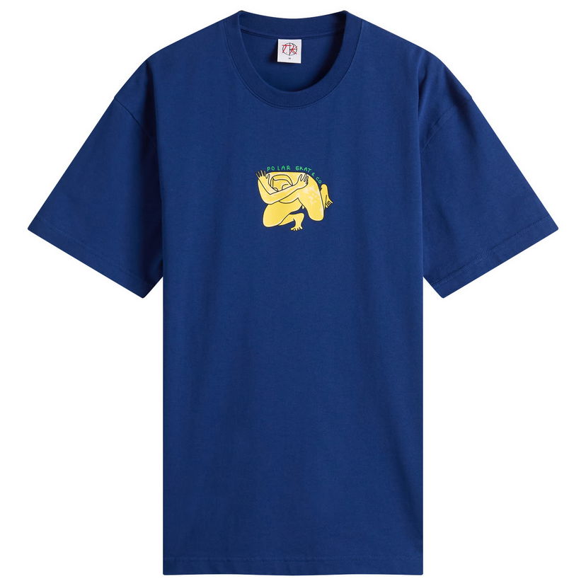 Majica kratkih rukava Polar Skate Co. Shy Bow Graphic Tee, Size Large Plava | PSC-SU25-23-DRB