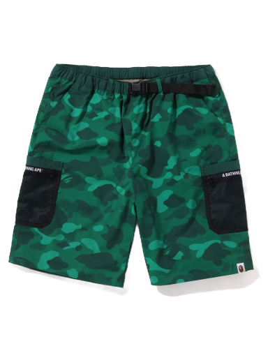 Kratke hlače BAPE Color Camo Mesh Pocket Shorts Zelena | 1I30-153-007