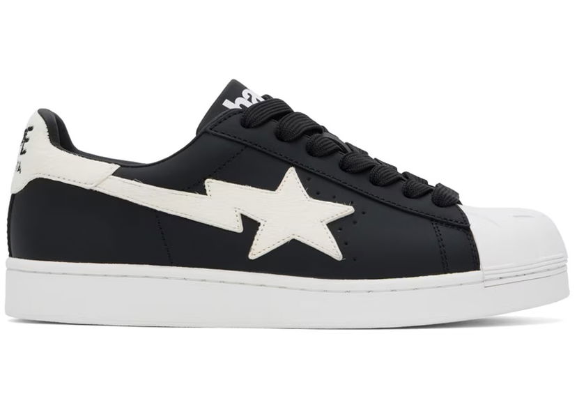 Tenisice i cipele BAPE A Bathing Ape Skull Sta #2 Black Crna | 1J80-191-065-BLK