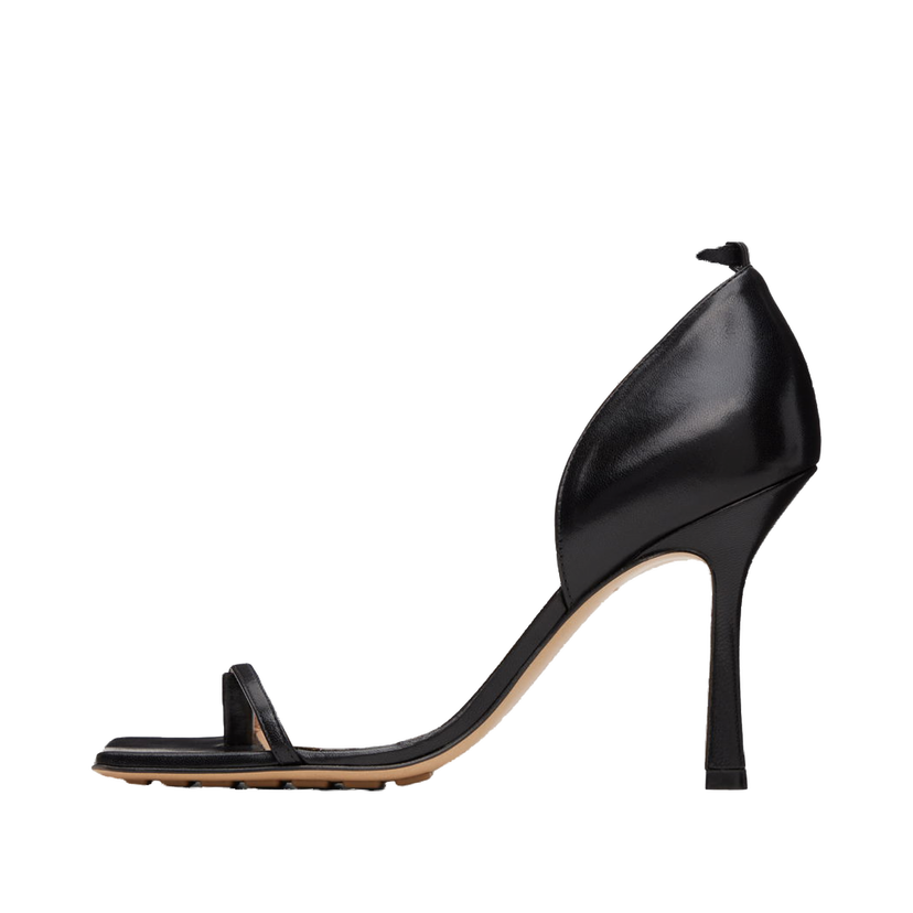 Tenisice i cipele Bottega Veneta Stretch Strap Heeled Sandals "Black" Crna | 729742 VBSF0