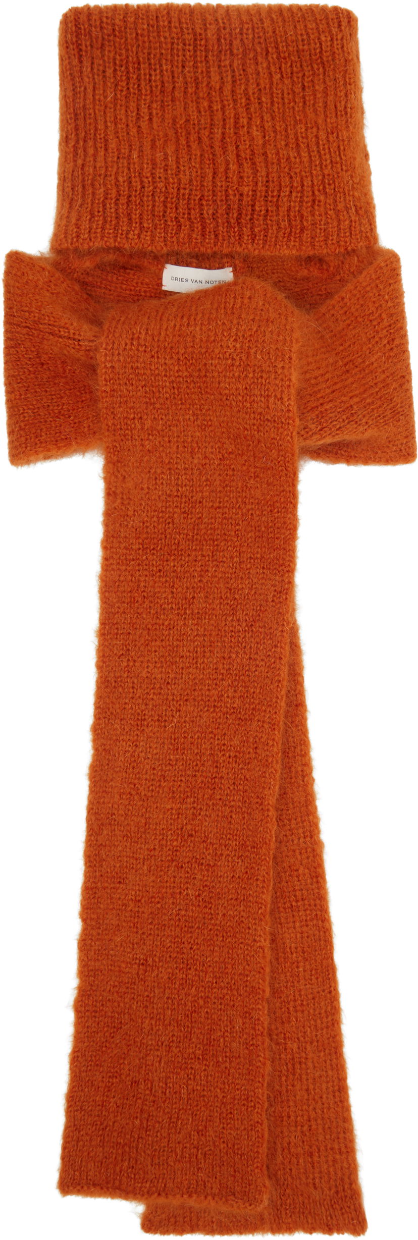 Šal Dries Van Noten Dries Van Noten Techno Knit Scarf Narančasta | 252-011255-2733