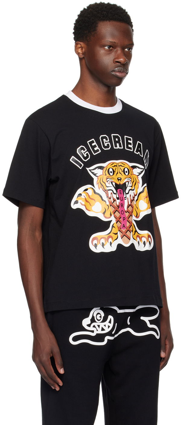 Majica kratkih rukava BBC IceCream ICECREAM Tiger Graphic T-Shirt Crna | IC24237, 1