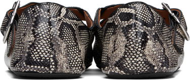 Tenisice i cipele Alaïa ALAÏA Criss Cross Snake Ballerina Flats Crna | AA3A046I054, 1