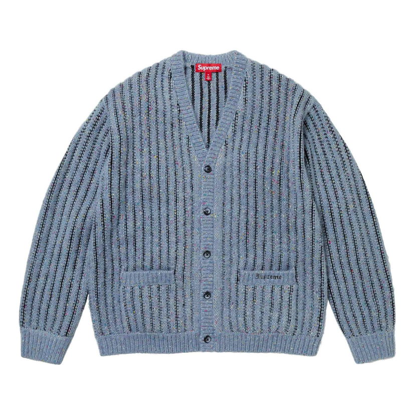 Džemper Supreme Confetti Knit Cardigan Plava | SUP-SS24-080