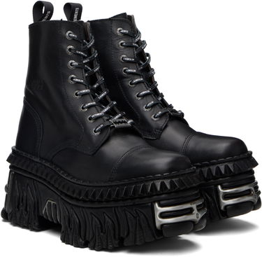 Tenisice i cipele VETEMENTS VETEMENTS New Rock Edition Combat Boots Crna | UE64BO220B, 3