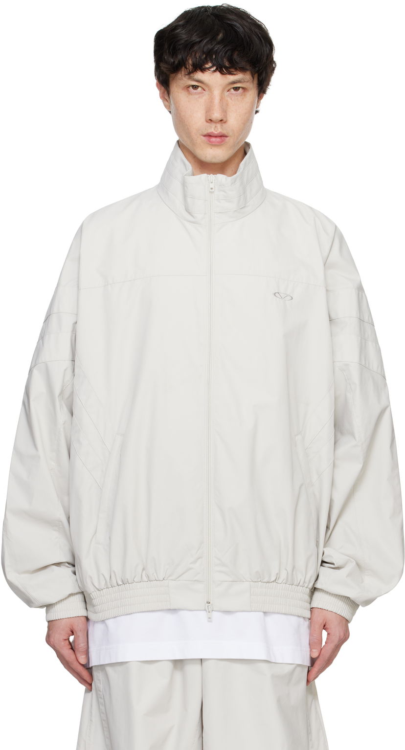Vjetrovka VETEMENTS Oval Logo Track Jacket Bež | UA66JA370W