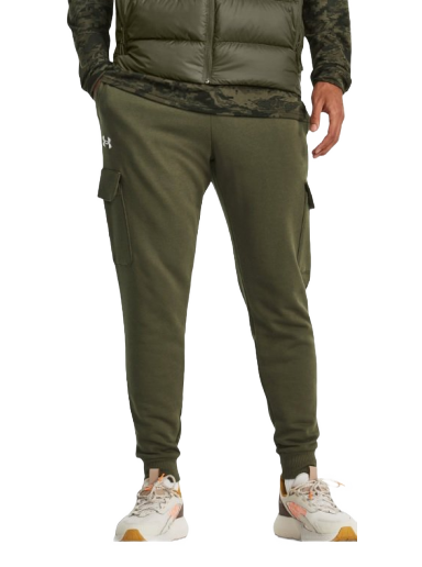Hlače i traperice Under Armour Rival Fleece Smeđa | 1382134-390