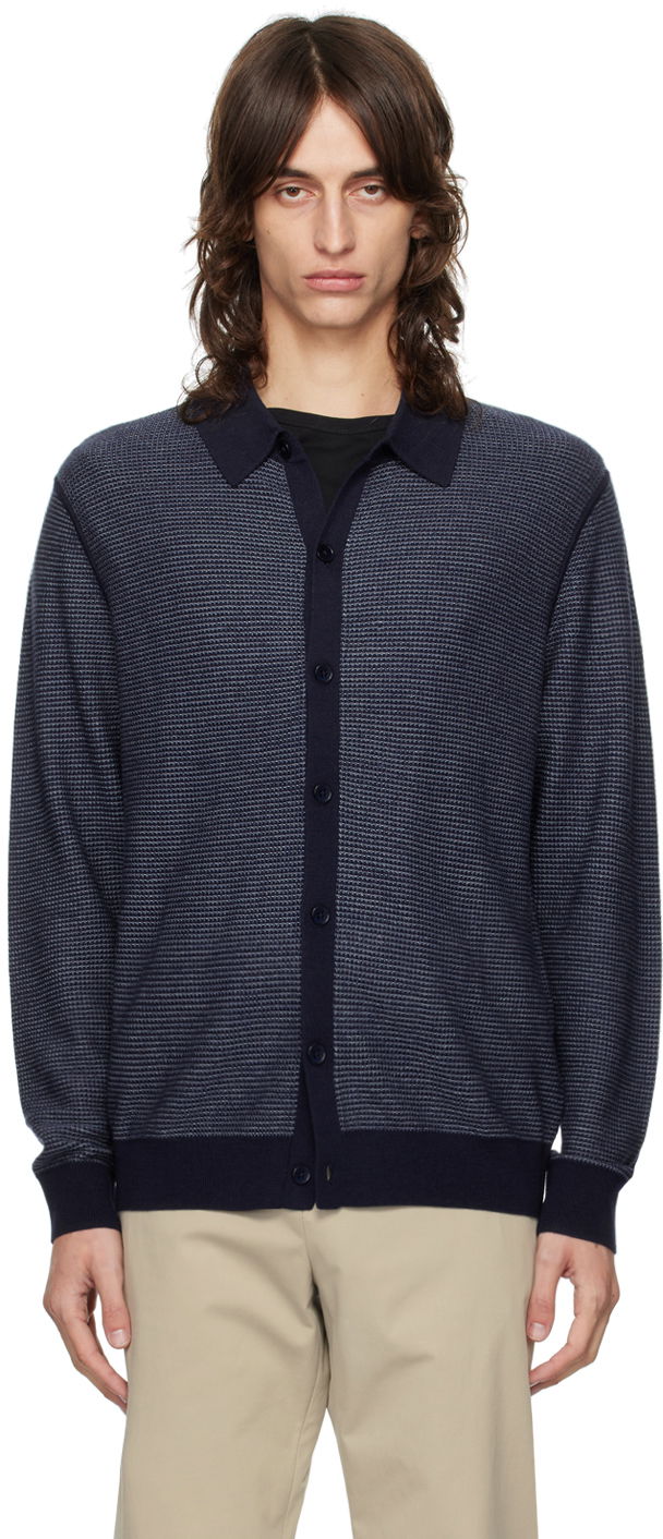 Džemper Paul Smith Paul Smith Button Through Cardigan Tamnoplava | M1R-895Y-N02418-49
