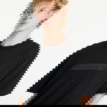 Majica kratkih rukava CALVIN KLEIN Embroidered Box Tee Black Crna | J30J326205 BEH, 1