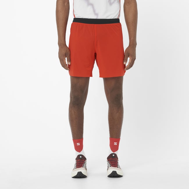 Kratke hlače Salomon S/Lab Speed 7" Running Shorts Crvena | LC2692300
