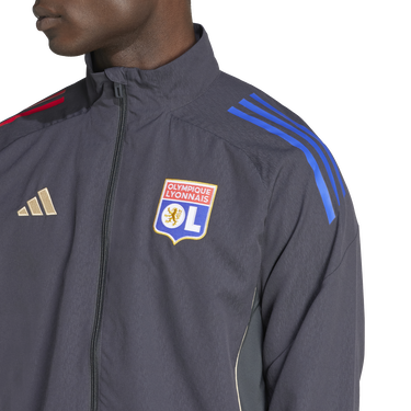 Jakna adidas Originals Olympique Lyonnais Pre-Match Jacket 2025/26 Crna | jl9479, 4