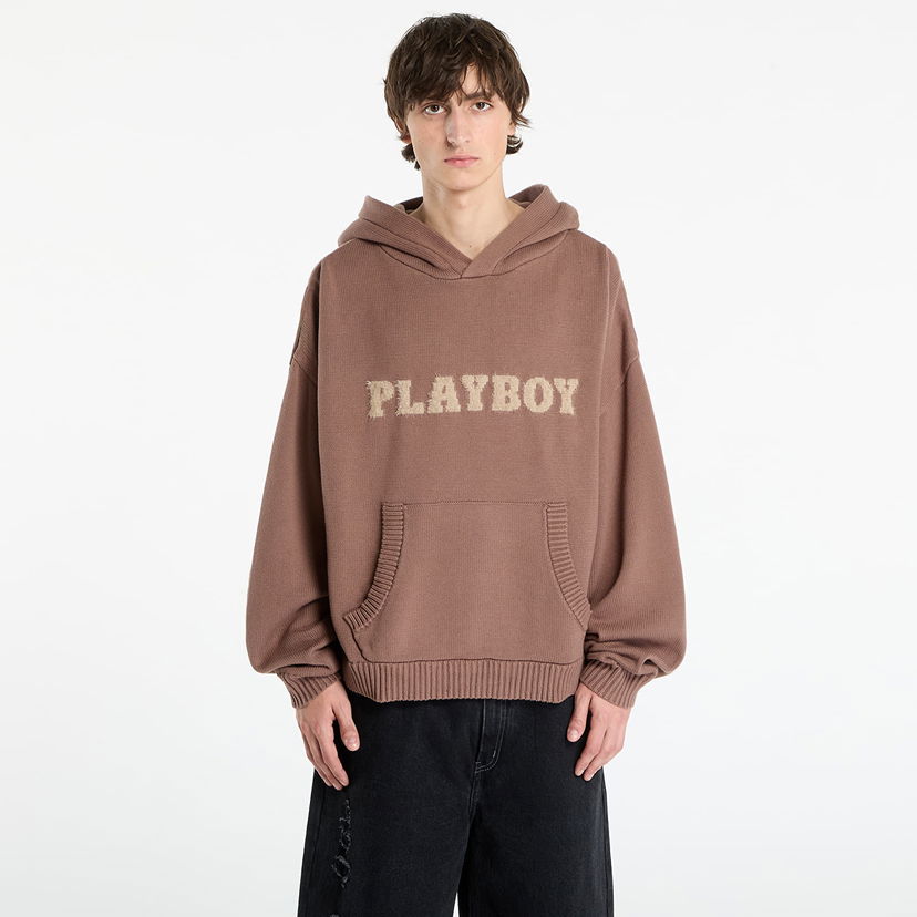 Dukserice Footshop Playboy x FTSHP Sweater Hoodie UNISEX Brown Smeđa | FTSHP_518