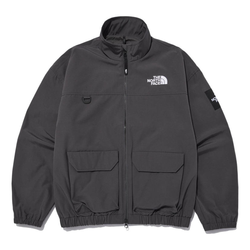 Vjetrovka The North Face Logo Crop Jacket Siva | NJ3BN51L