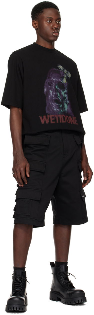 Majica kratkih rukava We11done We11done Graphic Print T-Shirt Crna | WD-TT1-24-743-U-BK, 3