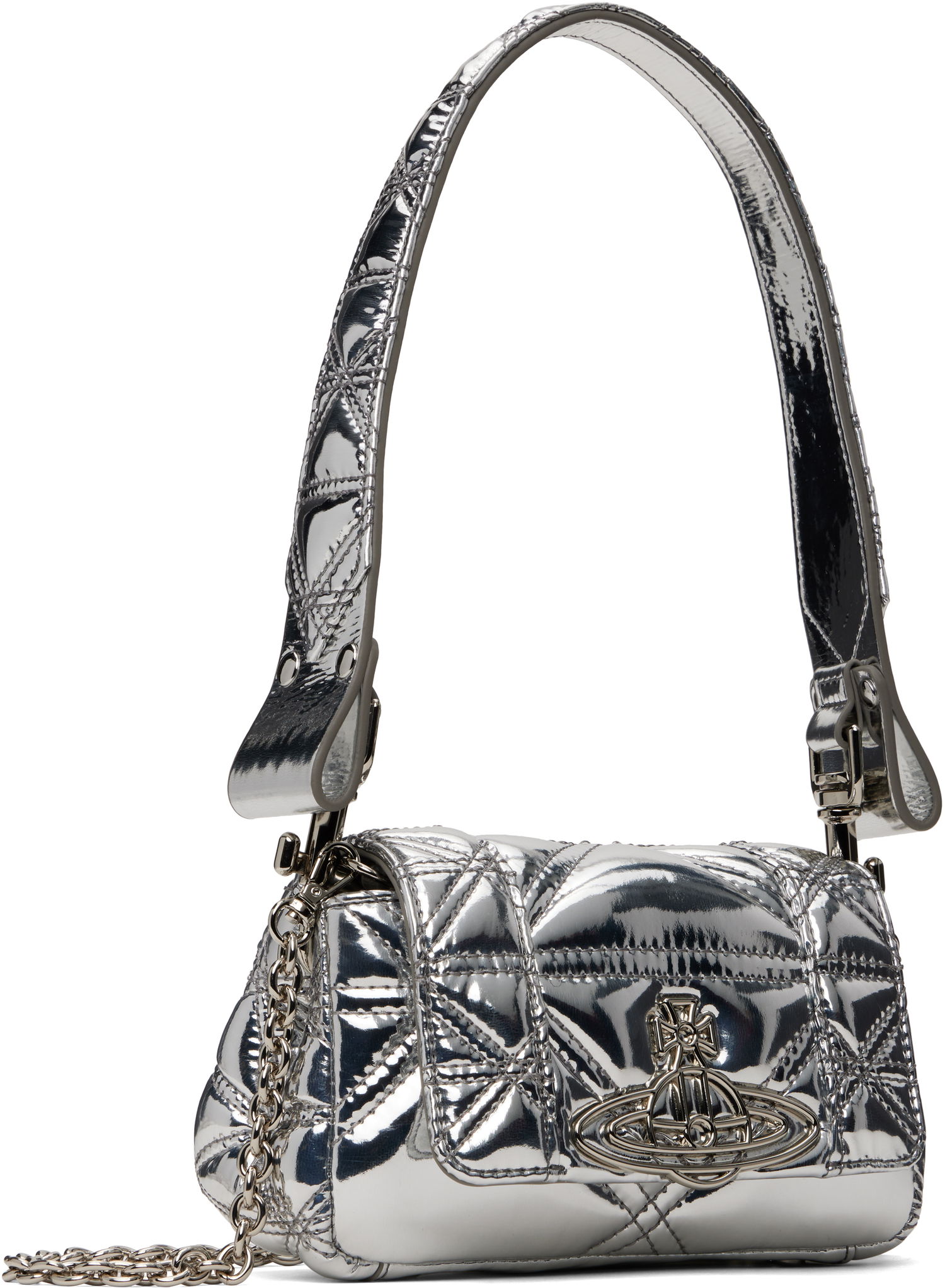 Ručna torbica Vivienne Westwood Vivienne Westwood Small Hazel Quilted Shoulder Bag Metalik | 4603000IW-S0024-, 1
