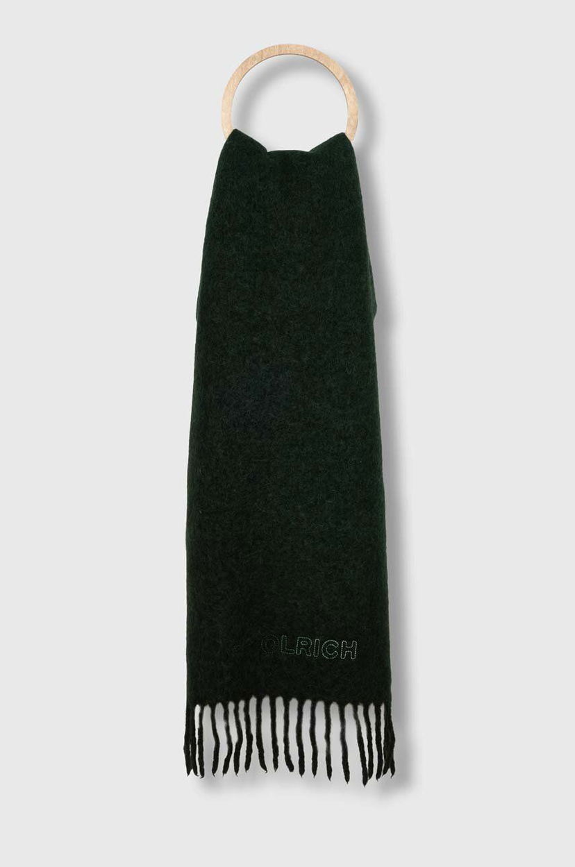 Šal WOOLRICH Alpaca Wool Ombre Scarf With Fringe Zelena | CFWWAC0174FRUT3552