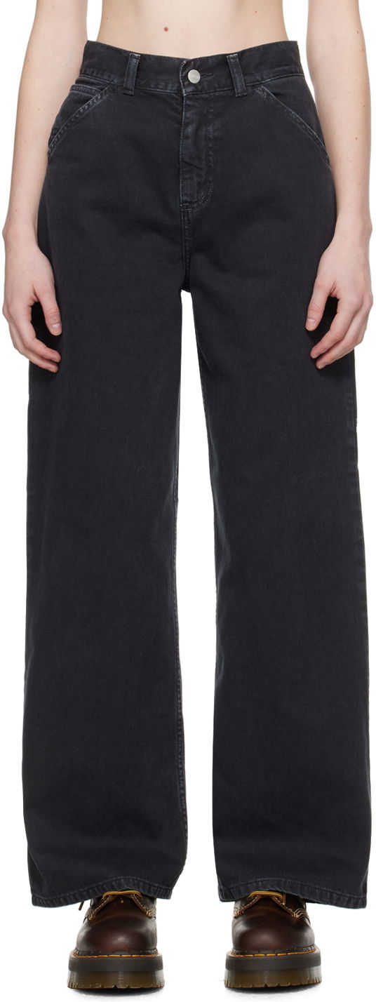 Jeans Carhartt WIP Work In Progress Jens Trousers Crna | I033142 894J