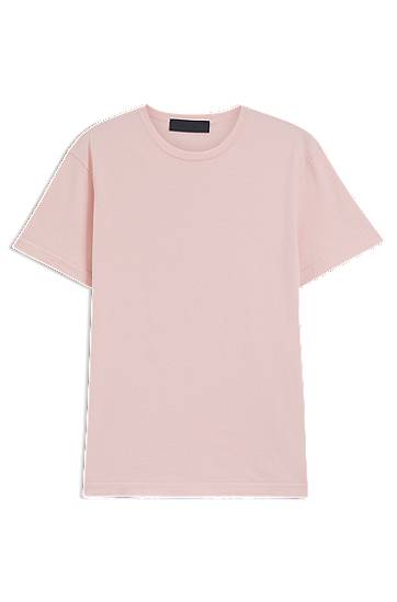 Majica kratkih rukava BOSS BECKHAM x BOSS Knit T-Shirt Ružičasta | 50552423