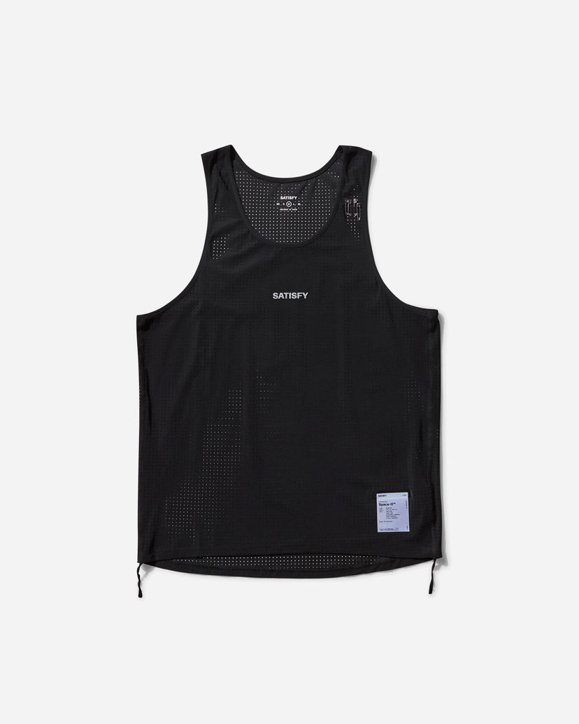 Majica bez rukava Satisfy Space-O Singlet Crna | 11004 BK-SAB