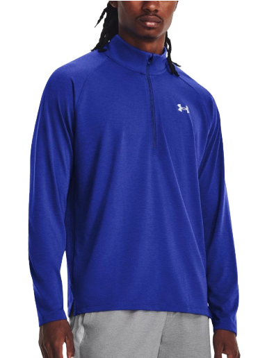 Majica kratkih rukava Under Armour Streaker Half Zip Tamnoplava | 1361474-401