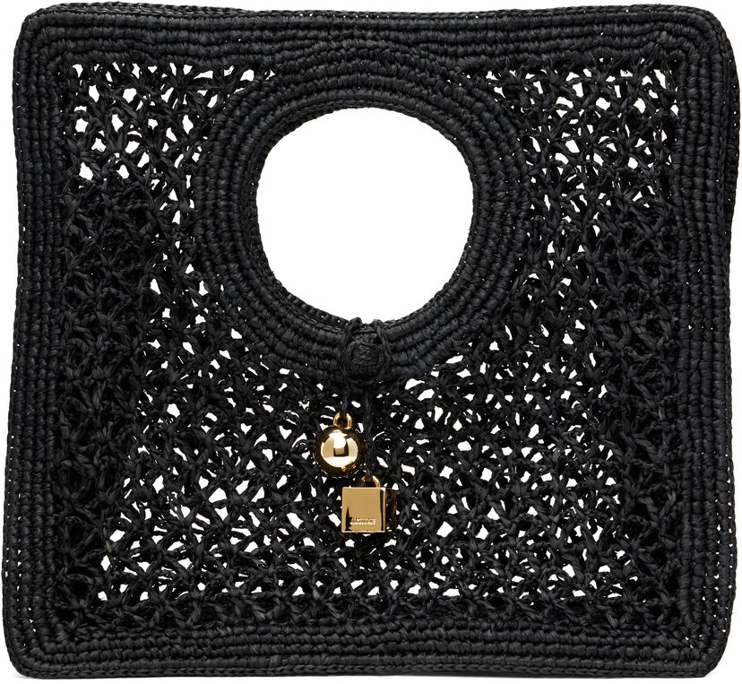Ručna torbica Jacquemus Jacquemus La Croisière 'The Spiaggia' Small Square Tote Crna | 24H251BA421-3219