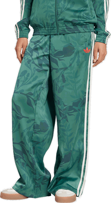 Hlače adidas Performance Italy Wide-Leg Track Pants Zelena | JJ0346, 2
