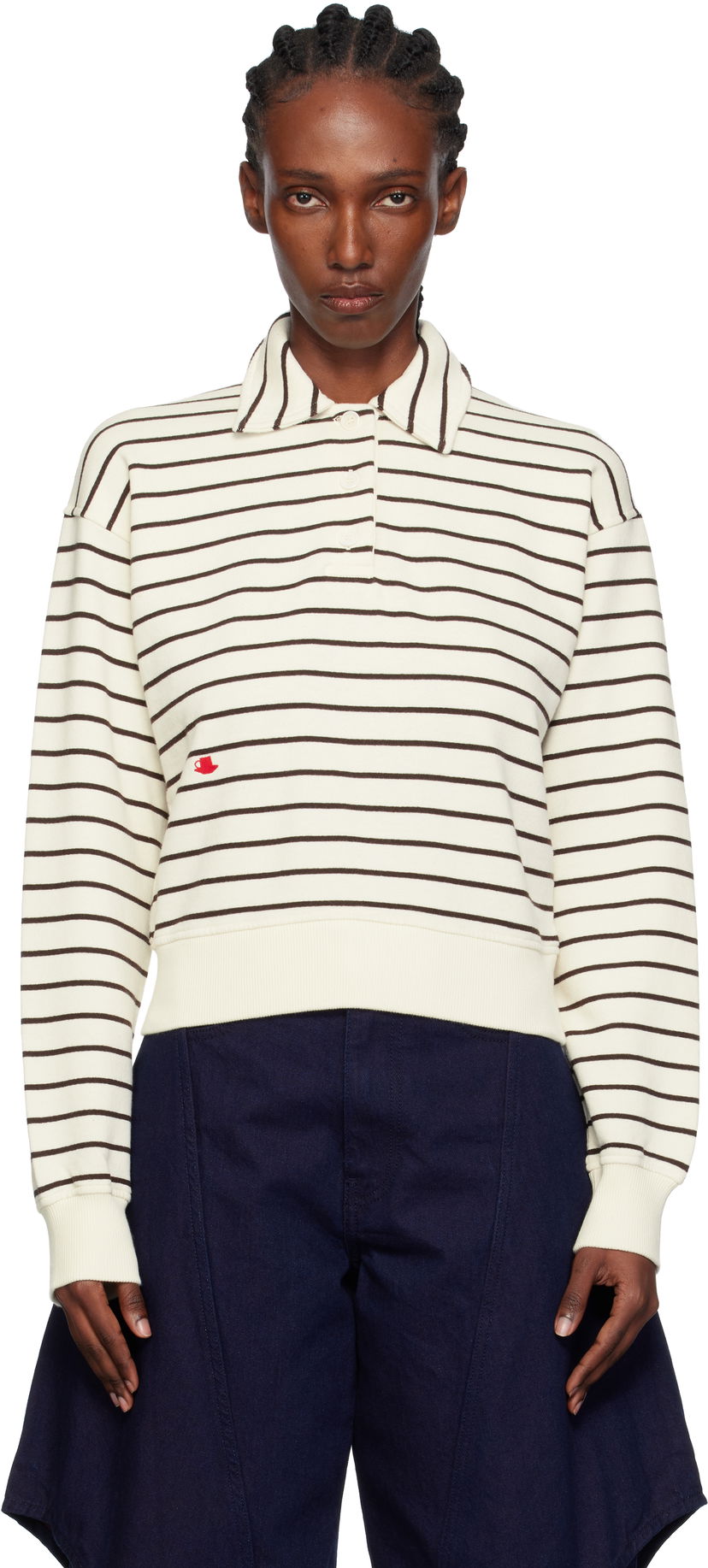 Polo majica JW Anderson JW Anderson Striped Polo Višebojno | JW0243-PG1857
