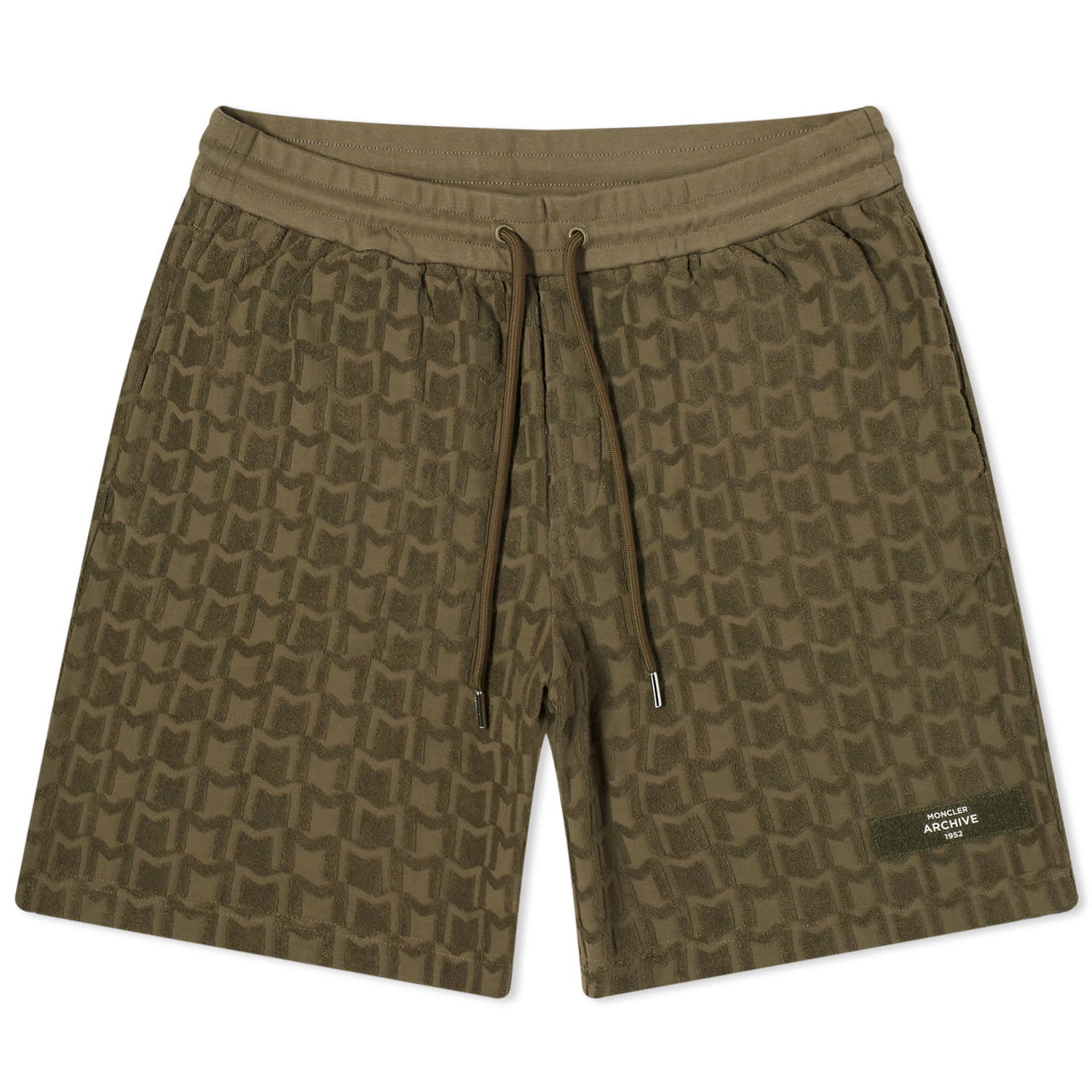 Kratke hlače Moncler Towelling Monogram Short Zelena | 8H000-14-89AI5-823, 0