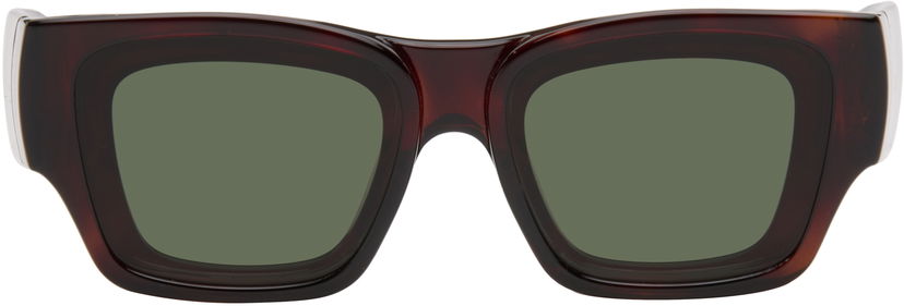 Sunčane naočale Loewe Paula's Ibiza Goggle Rectangle Sunglasses Smeđa | LW40172UW5652N 192337236150