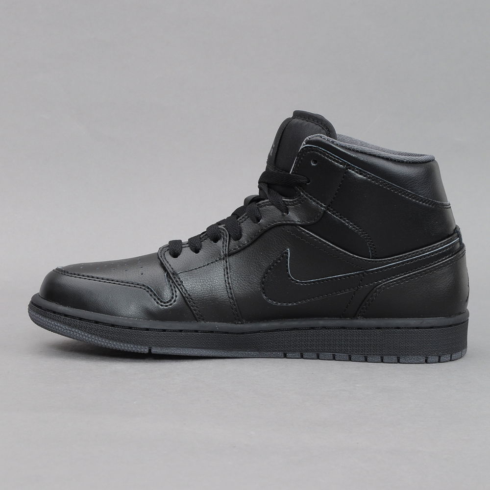 Tenisice i cipele Jordan Air Jordan 1 Mid "Black" Crna | 554724-021, 0