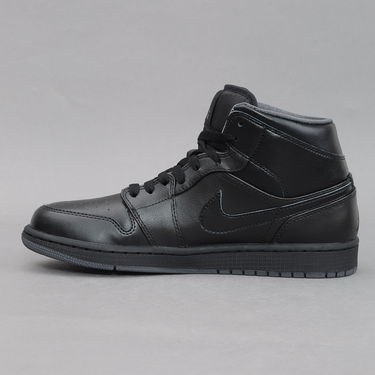 Tenisice i cipele Jordan Air Jordan 1 Mid "Black" Crna | 554724-021, 0