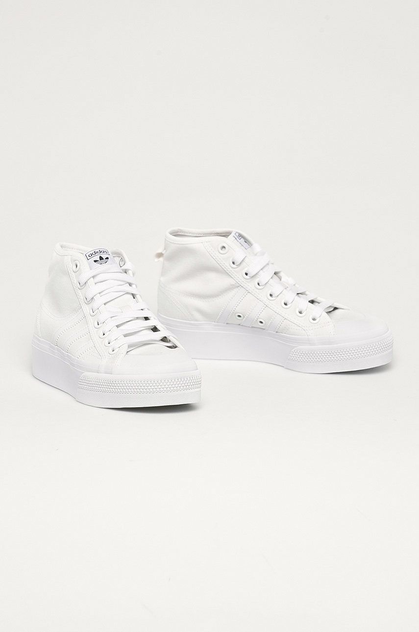 Tenisice i cipele adidas Originals Nizza Platform Mid Bijela | FY2782, 1