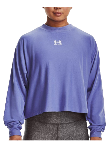 Dukserice Under Armour Rival Terry Oversized Crew Neck Ljubičasta | 1376995-495