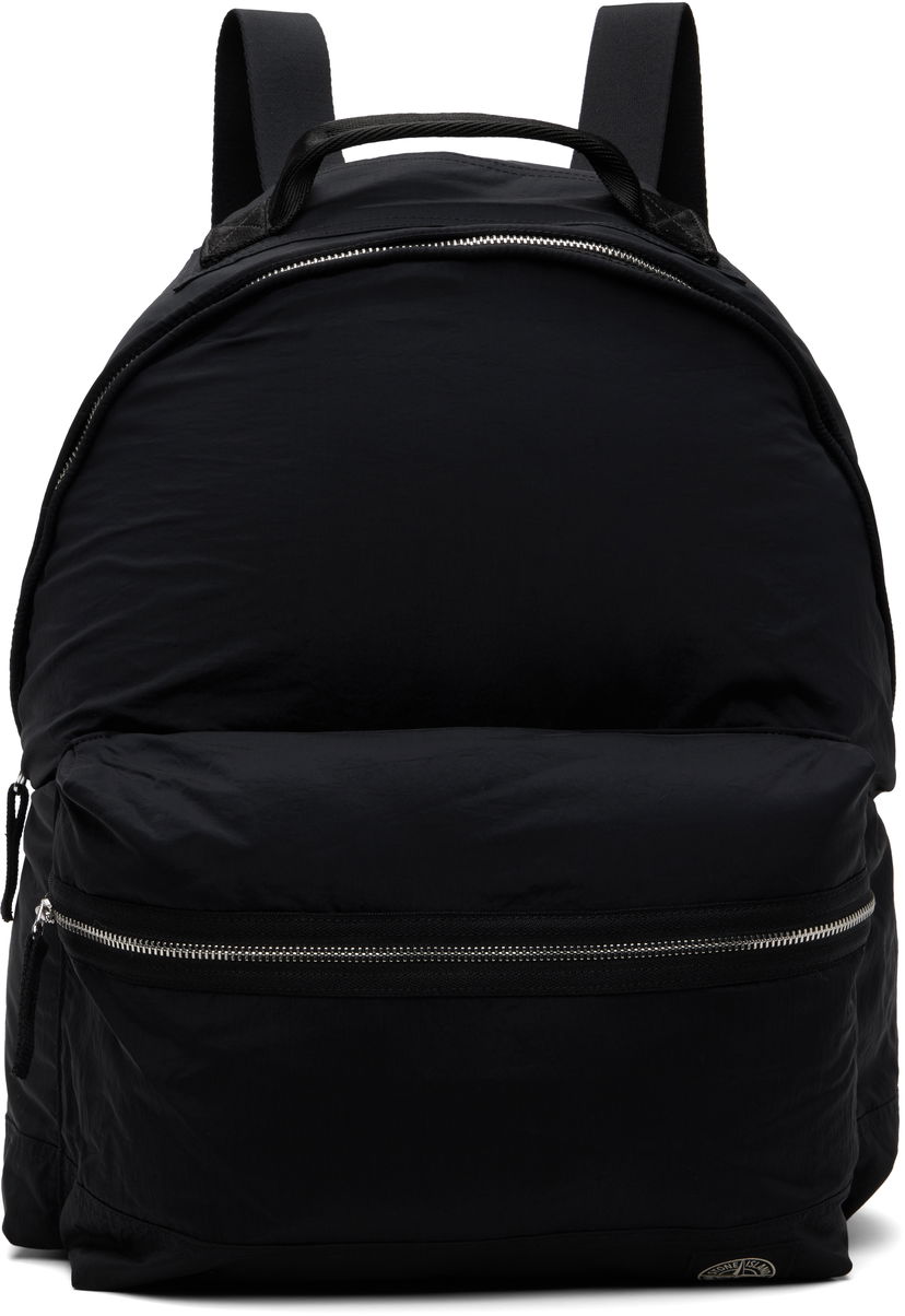 Ruksak Stone Island Stone Island Coated Nylon Metal ECONYL Backpack Crna | K2S15 9200014 S0251