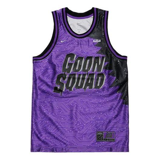 Dres Nike Space Jam: A New Legacy LeBron James Basketball Tank Top Ljubičasta | DJ3873-560