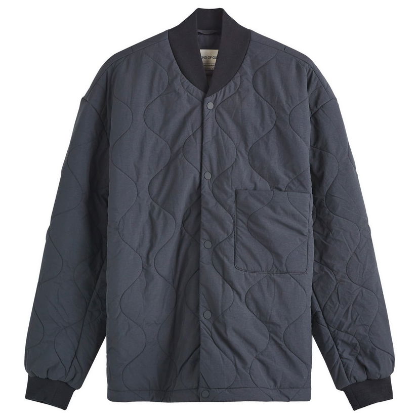 Bomber jakna A Kind of Guise Amaru Quilted Jacket Tamnoplava | 377-12401-706