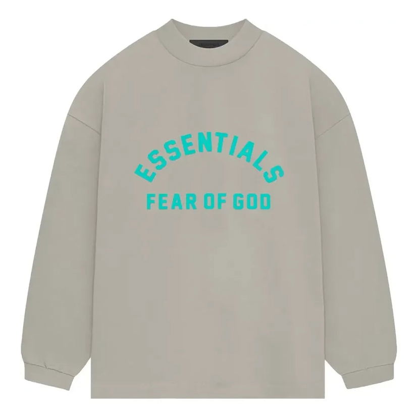 Dukserice Fear of God Essentials Heavy Jersey Long-Sleeve T-shirt Siva | 125SP242015F