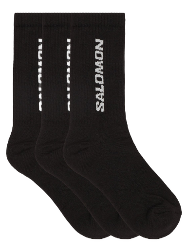 Čarape Salomon Everyday Crew 3-Pack Socks Crna | LC2086100