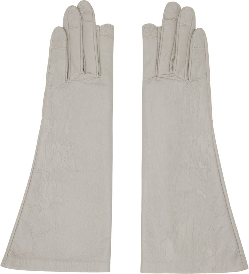 Rukavice Rick Owens Porterville Short Gloves Bijela | RO02D3451 LBA